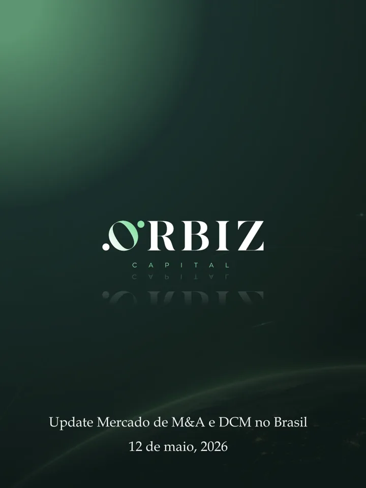 Capa do relatório Update Mercado de M&A e DCM no Brasil